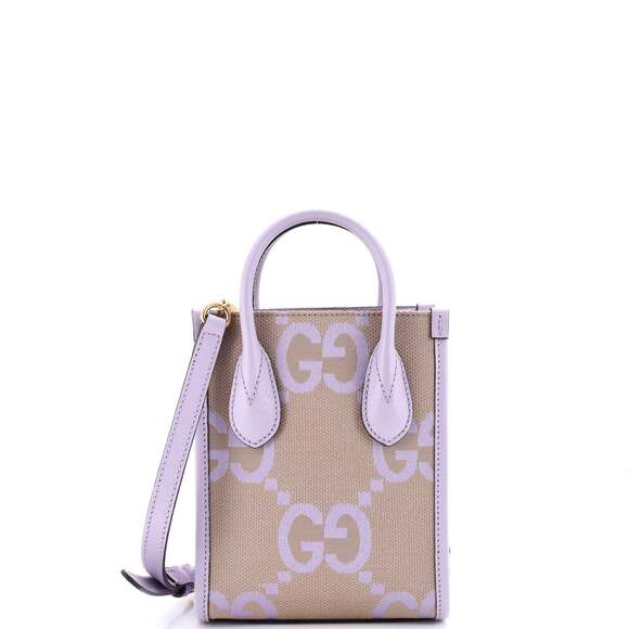Gucci Vertical Tote Jumbo Gg Canvas #224139G14B